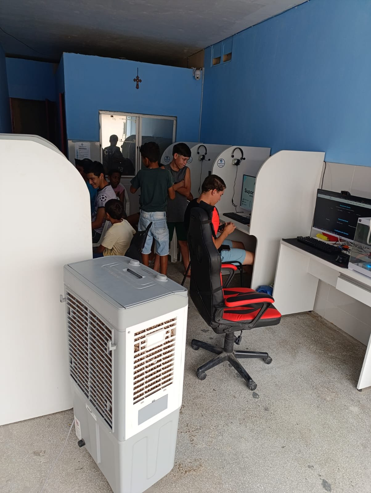 Interior da Lan House